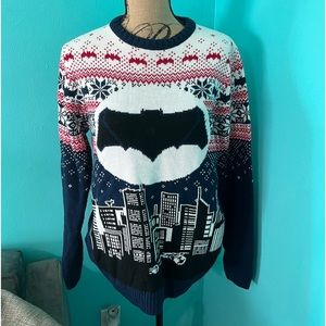 EUC UNISEX Batman Long Sleeve Christmas Sweater